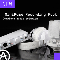 Arturia apresenta o MiniFuse Recording Pack