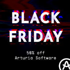 Arturia com Mega-Promo Black Friday no seu Software