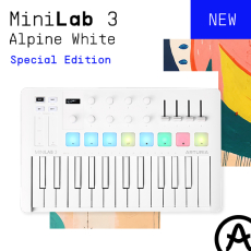 Arturia Minilab 3 Alpine White edição LIMITADA