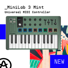Arturia apresenta o MiniLab 3 Mint - Nova Edição Limitada