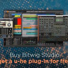 Compra Bitwig Studio e Ganha grátis um PlugIn U-HE