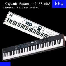 A Arturia apresenta o KeyLab Essential 88 Mk3