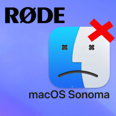 MacOS Sonoma e o seu impacto nos produtos RØDE