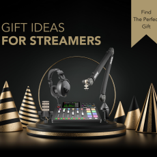 Sugestões para presentes de Natal da Røde para Streamers