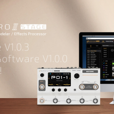 Actualização do Firmware V1.0.3 e Software V1.0.0 do Ampero II Stage