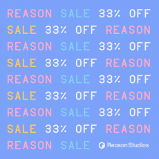 Promoção "May Madness" - 33% de desconto no Reason Studios